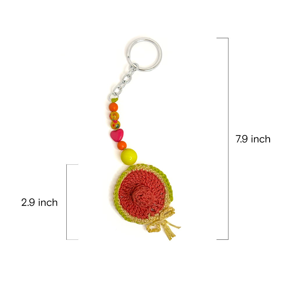 Autumn Harmony Crochet Keychain - Madhues