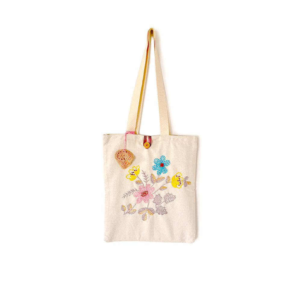 Whimsical Bouquet Tote - Madhues