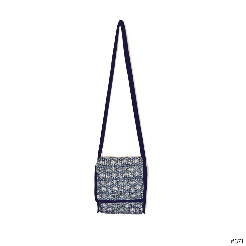 Icy Bloom Quilted Sling Bag - Madhues