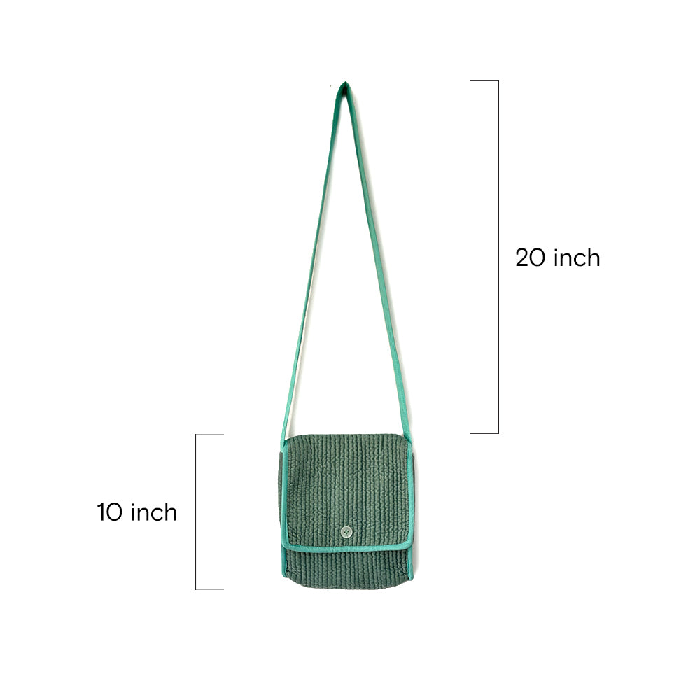 Jungle Charm Quilted Sling Bag - Madhues