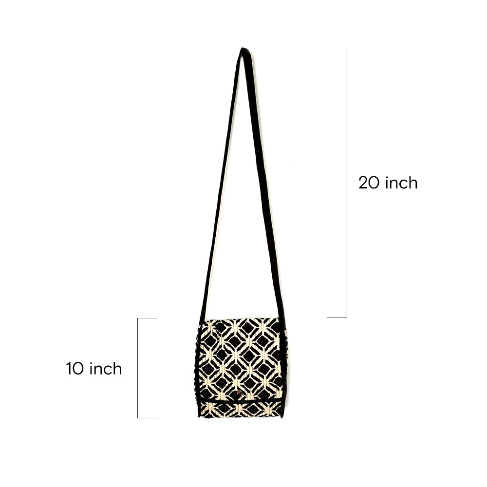 Rustic Bloom Quilted Sling Bag - Madhues
