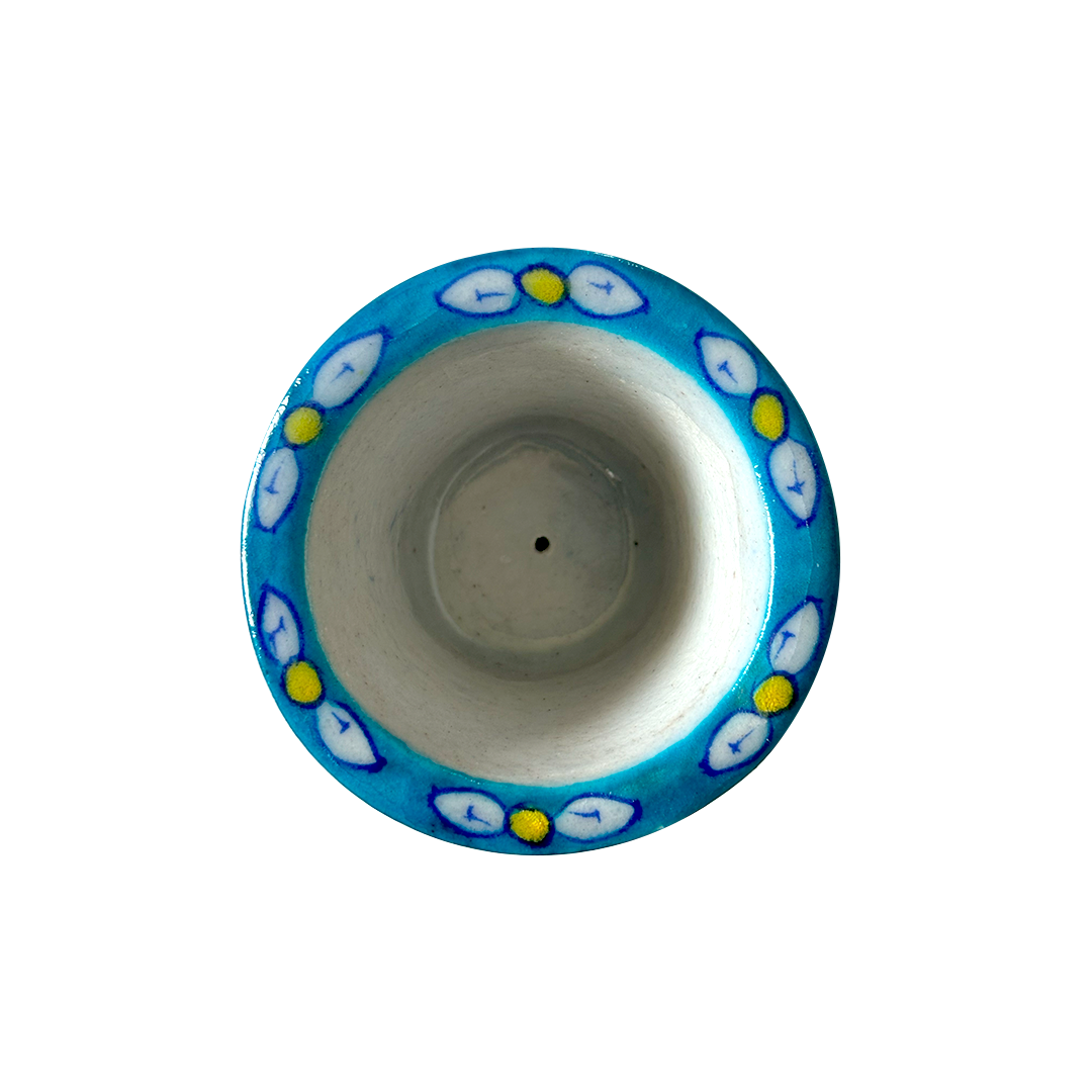 Jaipur Blue Pottery Floral Planter