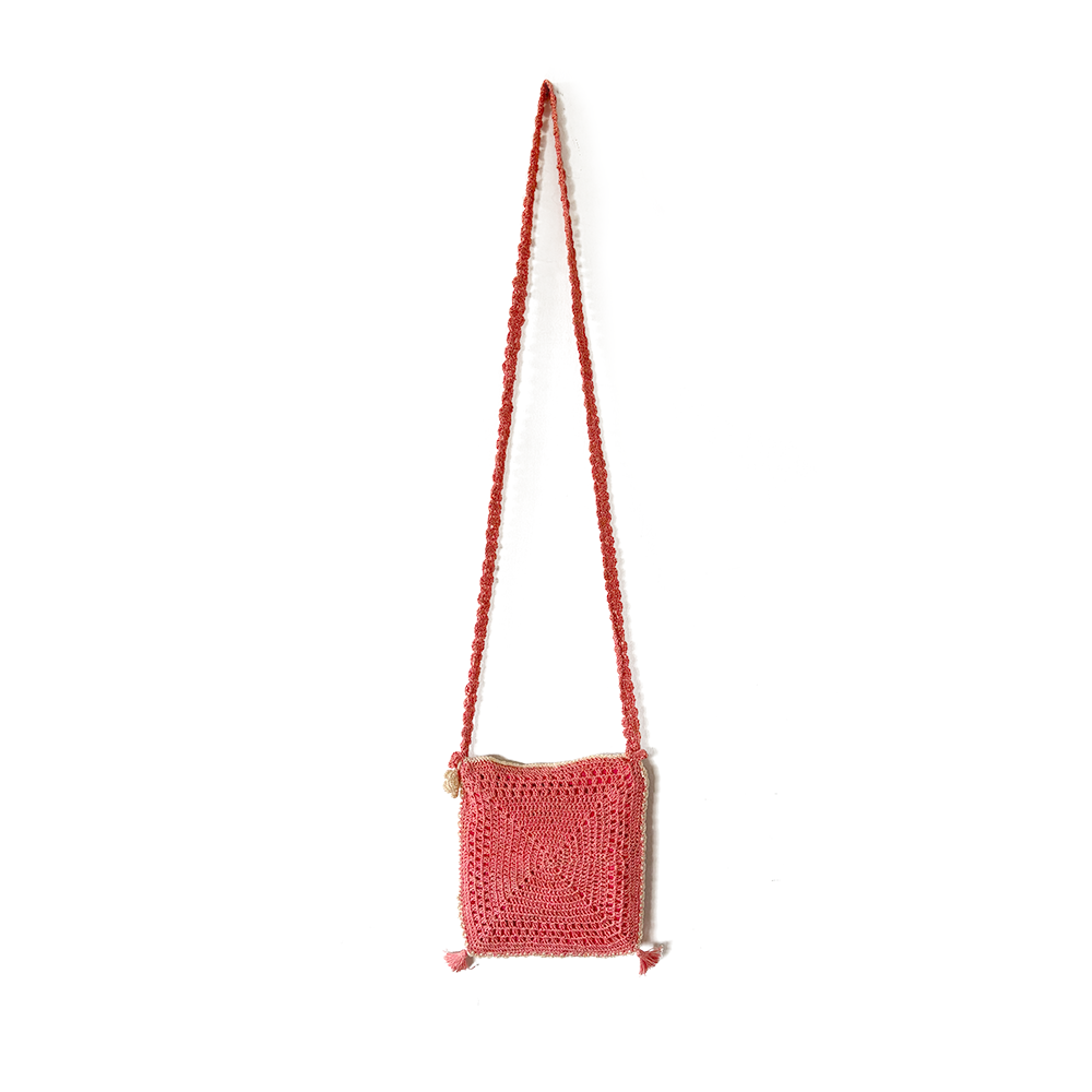 Rosebud Crochet Crossbody Bag - Madhues