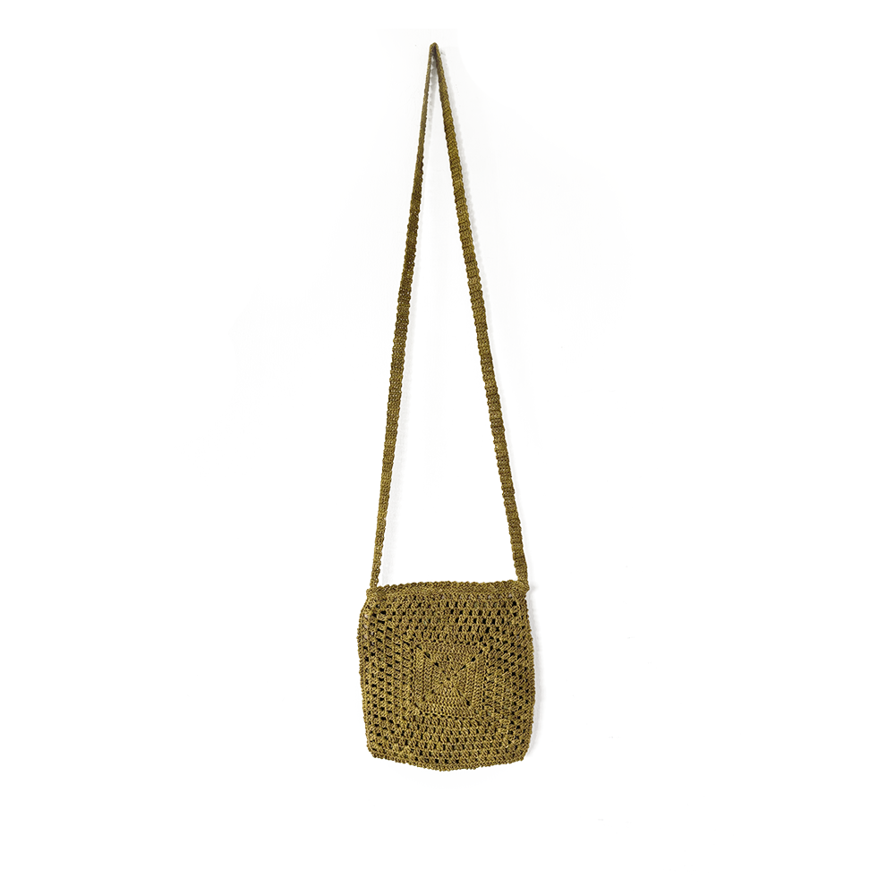 Olive Bloom Crochet Sling - Madhues