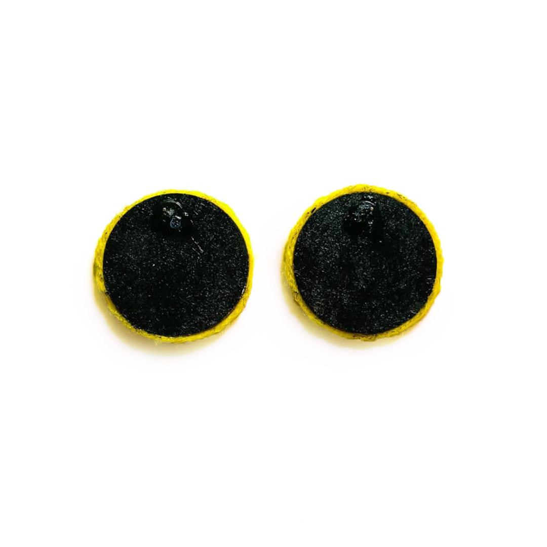 Vibrant Yellow Sunshine Studs - Image 3