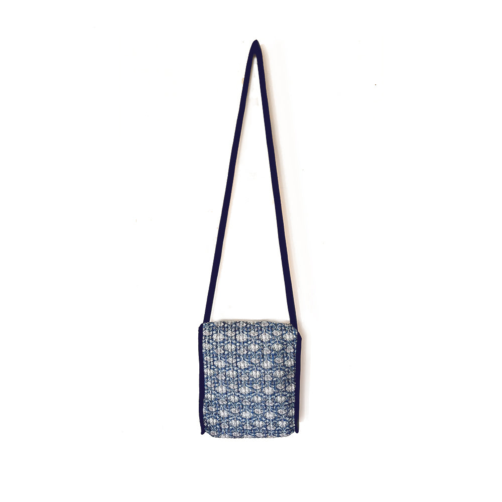Icy Bloom Quilted Sling Bag - Madhues