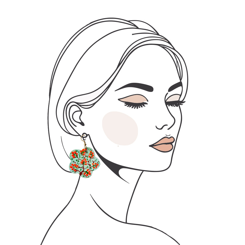 Chinar Bloom Danglers - Madhues