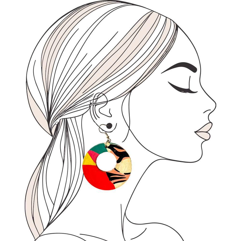 Abstract Art Hoop - Madhues