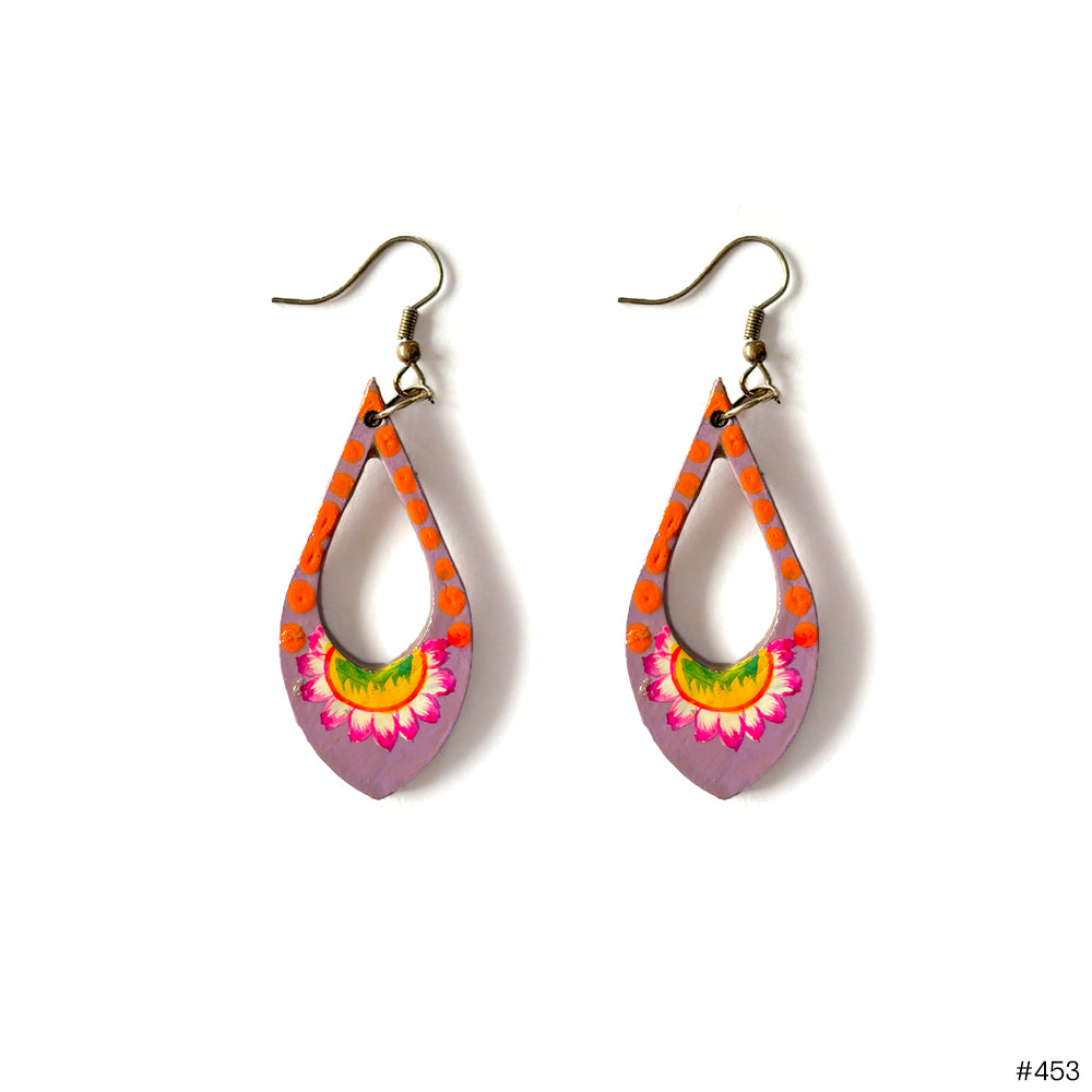 Floral Medallion Earrings - Madhues