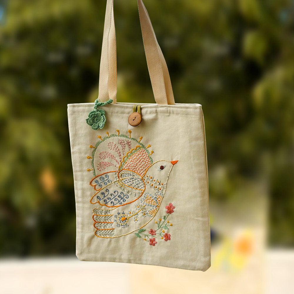Whimsical Flight Tote Bag - Madhues