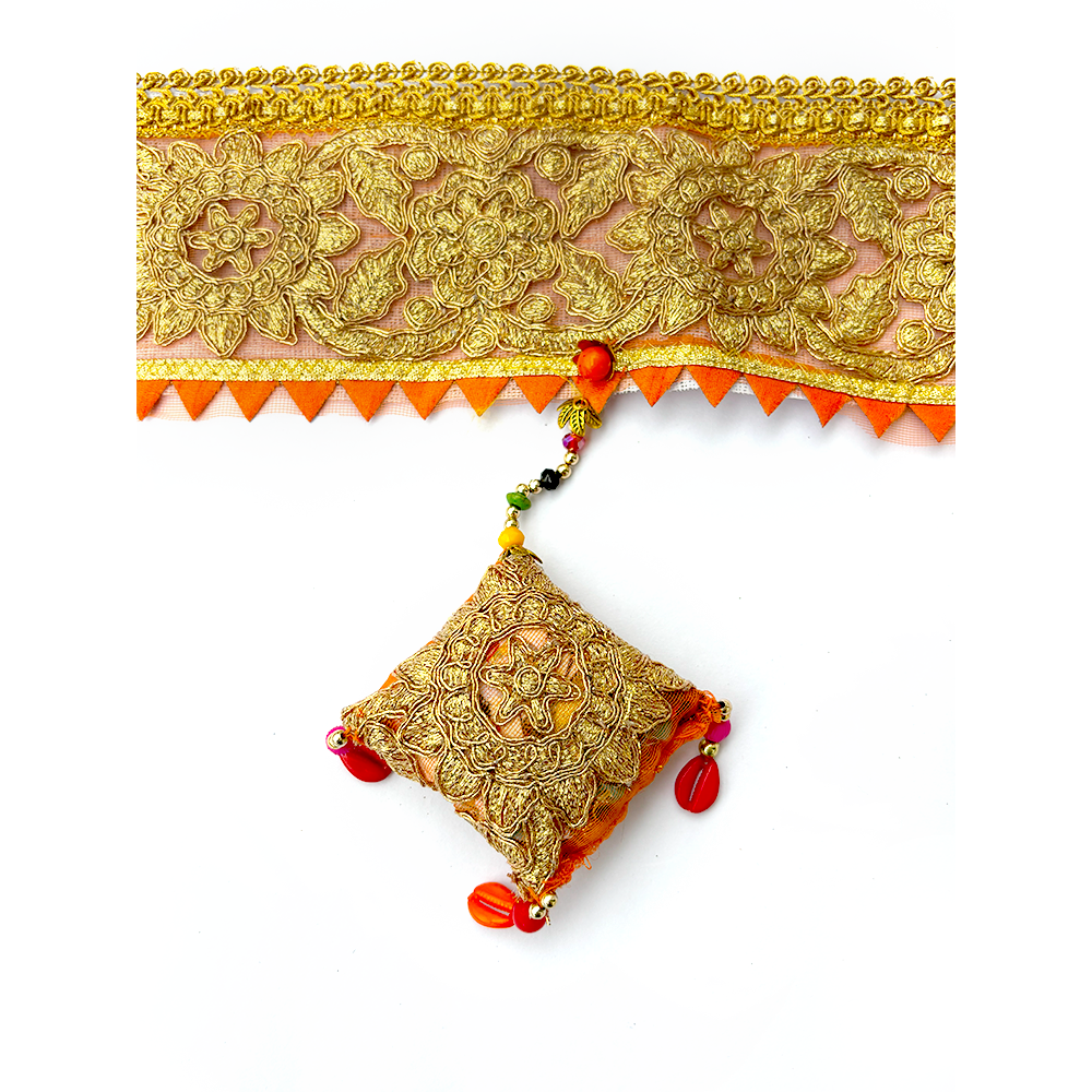 Opulent Golden Zari Work Bandarwal - Madhues