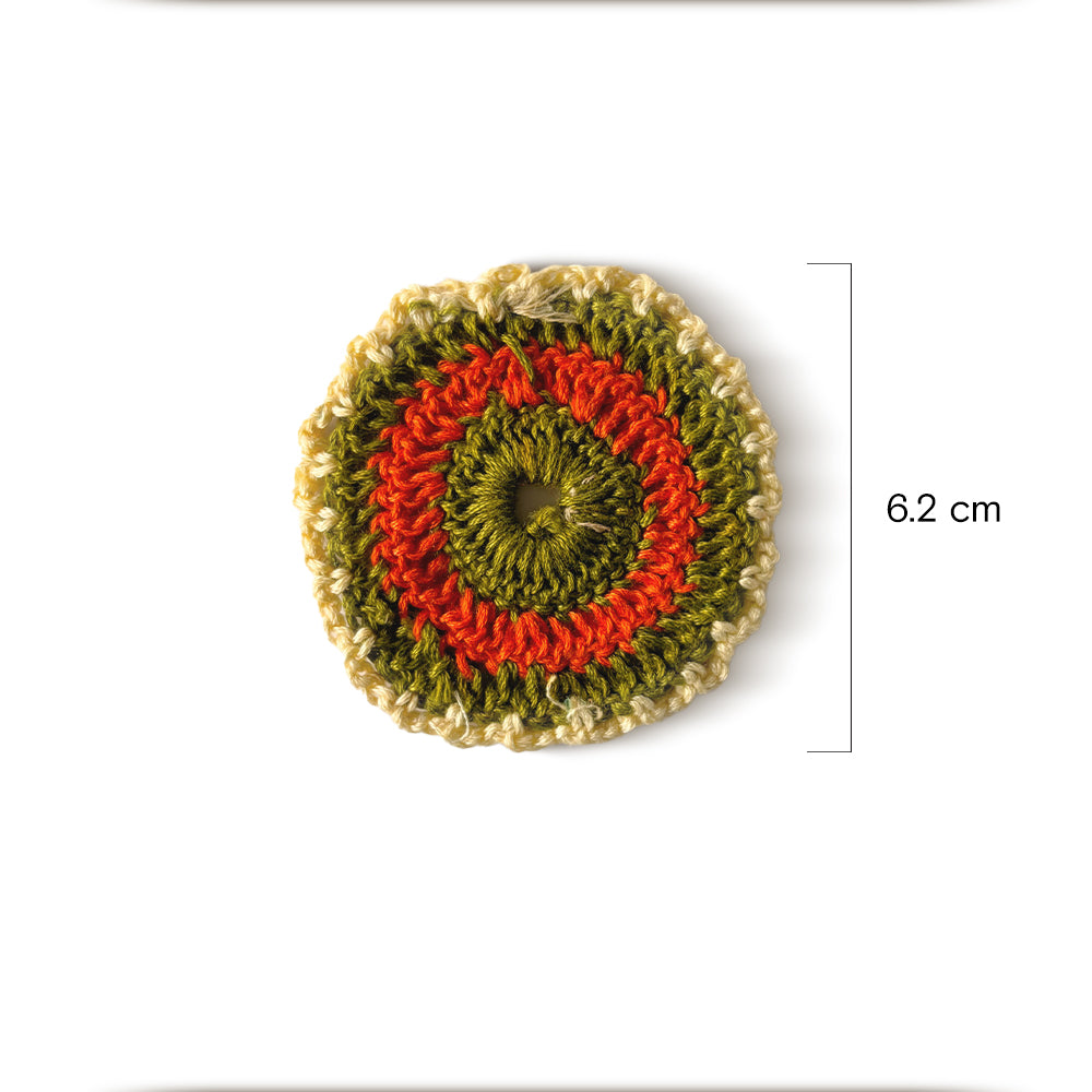 Earth Ring Crochet Appliqué - Madhues
