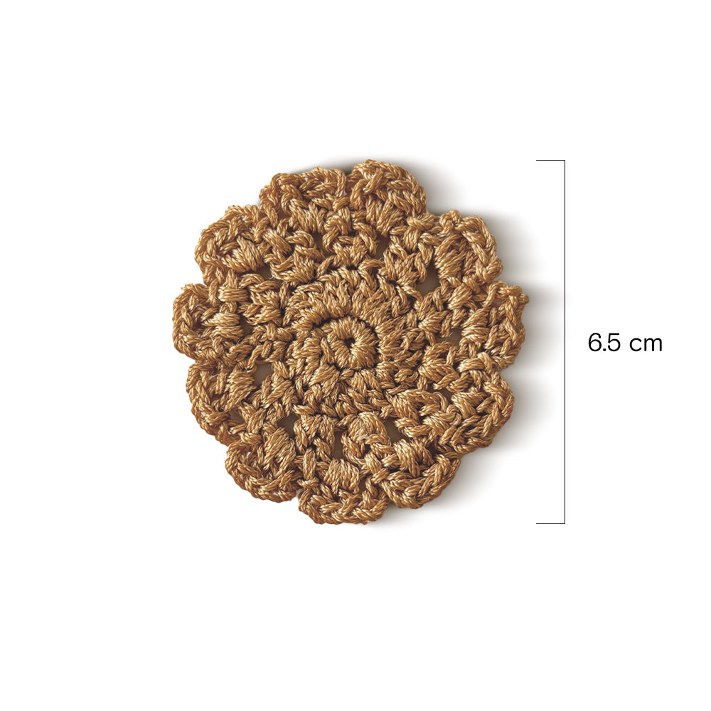 Hessian Flower Decorative Patch - Madhues