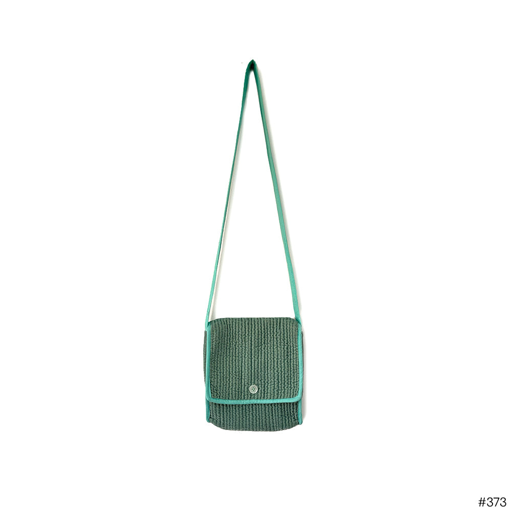 Block Print Quilted Sling Bags