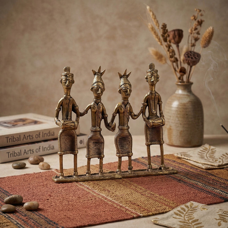 Dhokra Brass Figurine
