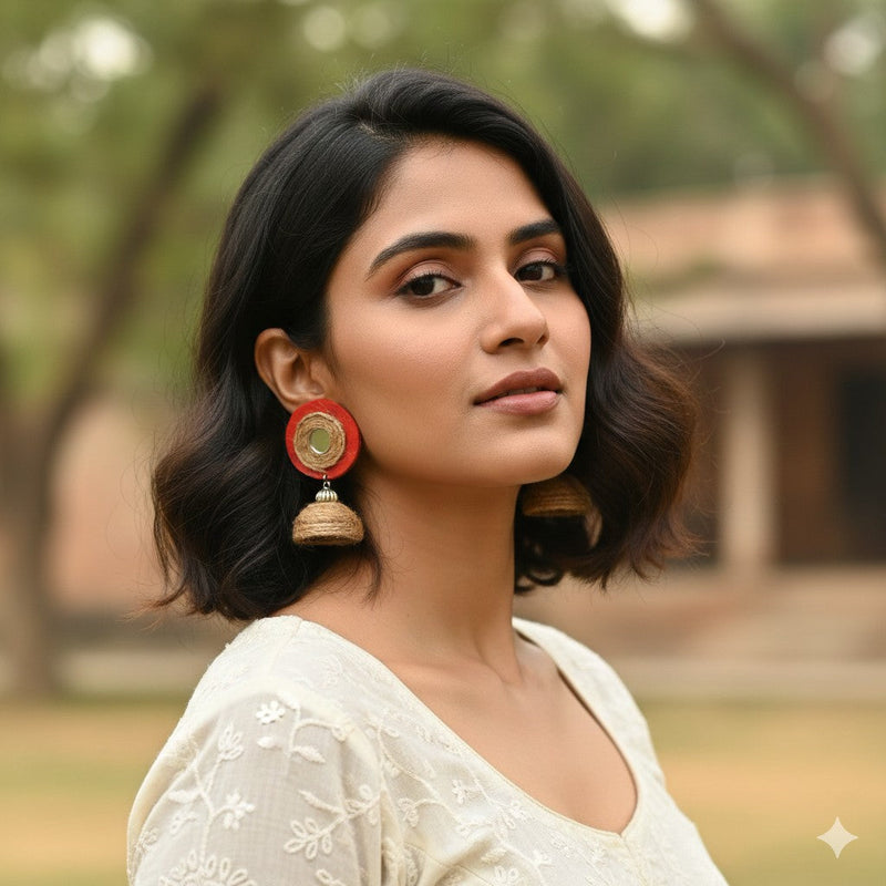 Jute Earrings - Madhues
