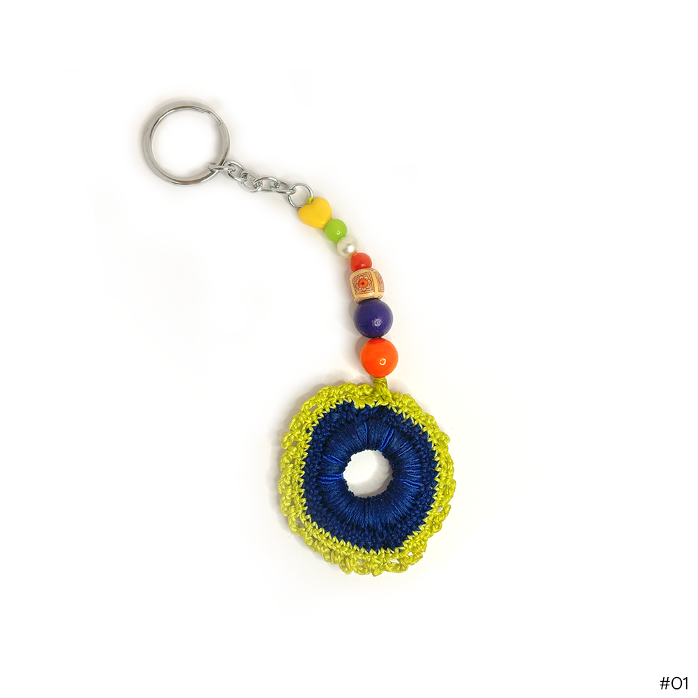 Sunny Charm Crochet Keychain - Madhues