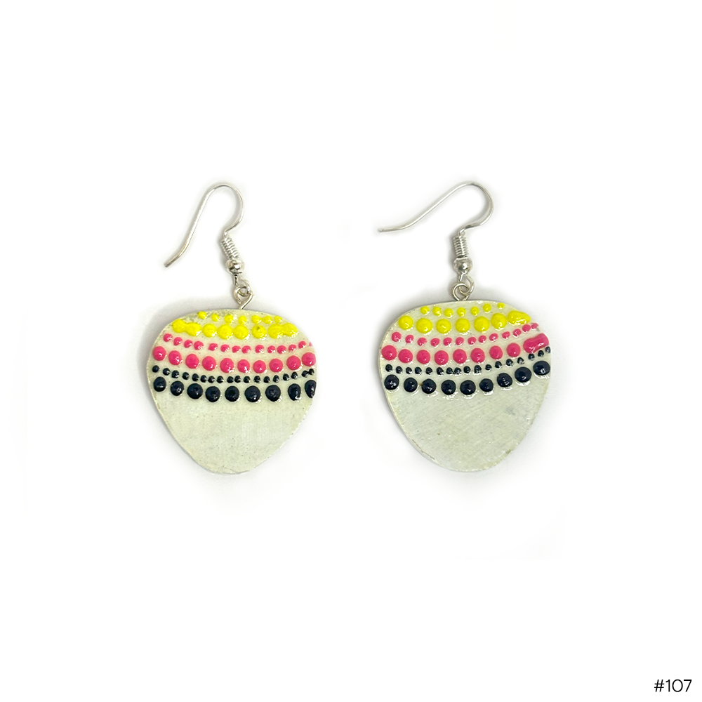 Polka Dot Drop Earrings - Madhues