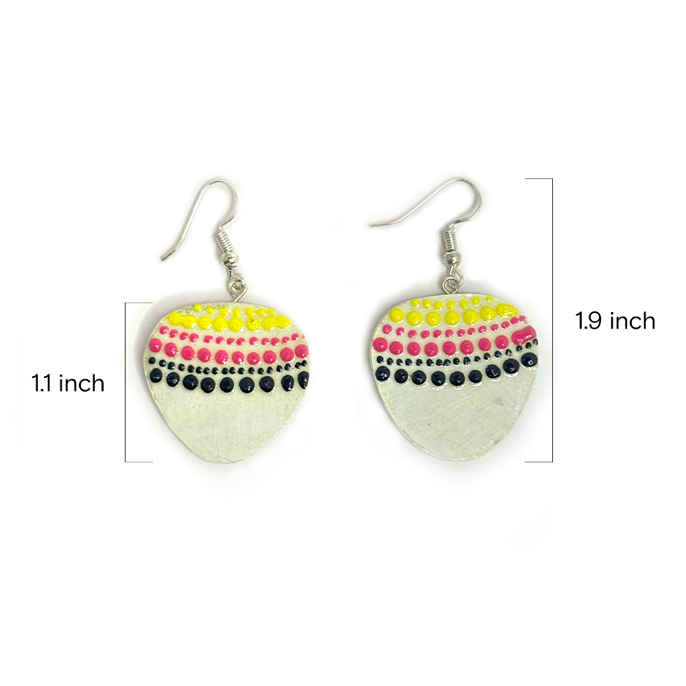 Polka Dot Drop Earrings - Madhues