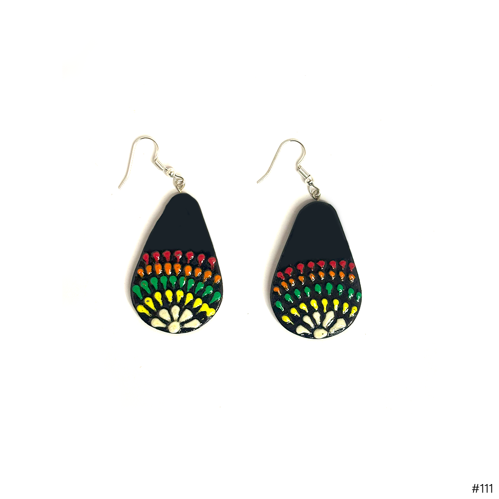 Rainbow Teardrop Earrings - Madhues