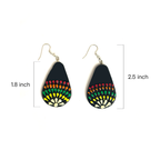 Rainbow Teardrop Earrings - Madhues
