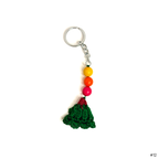 Green Hanging Flower Keychain - Madhues
