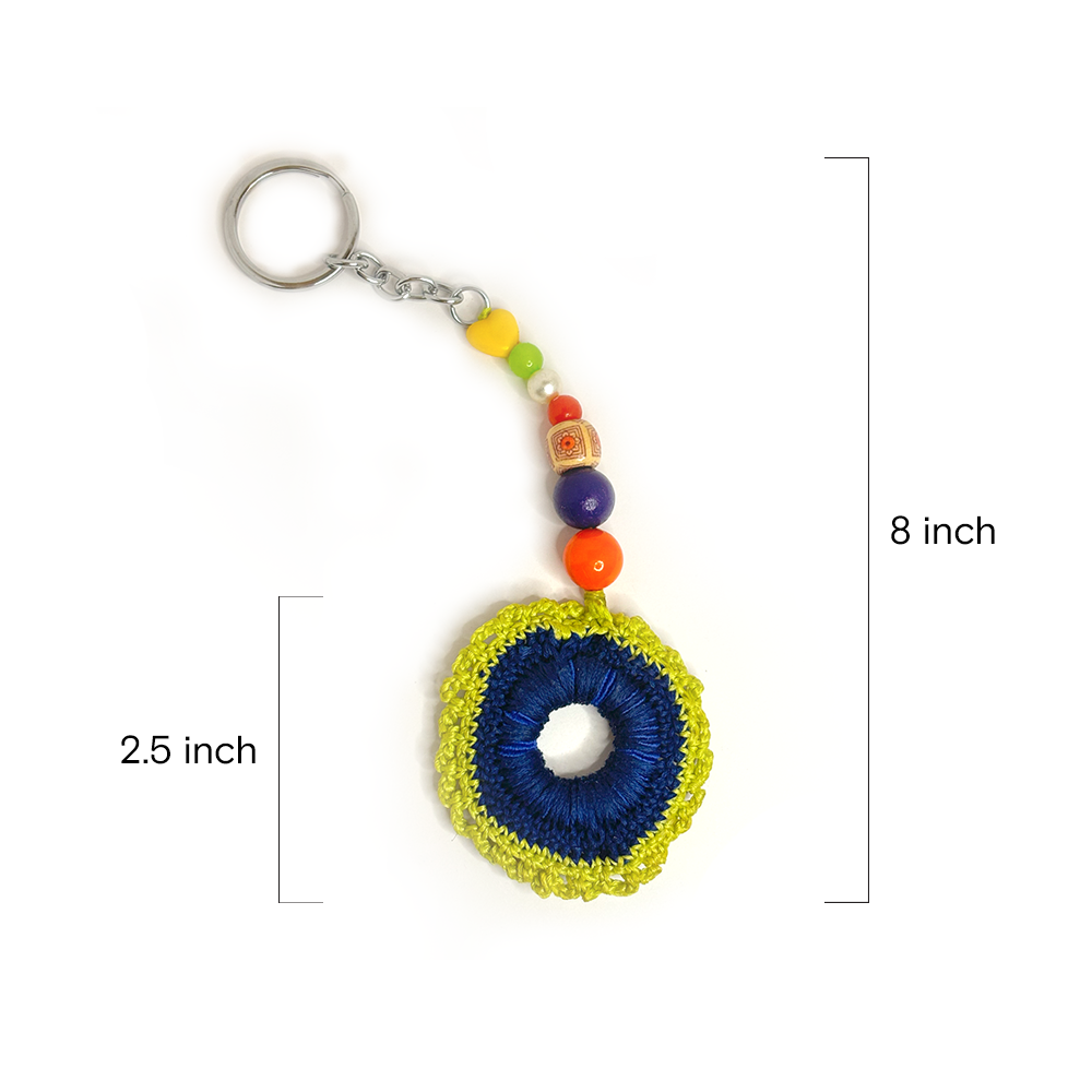 Sunny Charm Crochet Keychain - Madhues