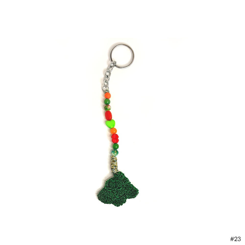Emerald Bloom Keychain - Madhues