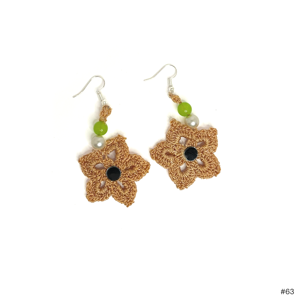 Golden Starburst Earrings - Madhues