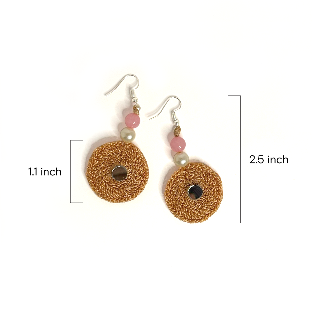 Shimmering Sunburst Earrings - Madhues