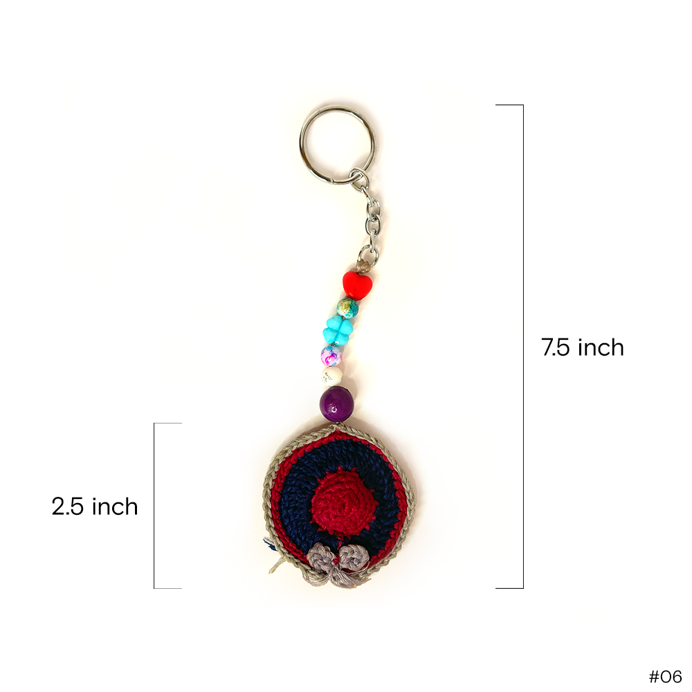 The Red and Blue Sun Hat - Madhues