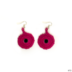 Pink Disc Earrings - Madhues