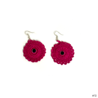 Pink Disc Earrings - Madhues