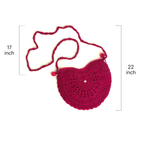 Heartfelt Crochet Sling Bag - Madhues