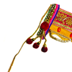 Pink & Yellow Multicolour Bandarwal - Madhues