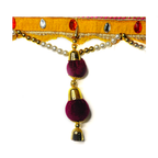 Pink & Yellow Multicolour Bandarwal - Madhues