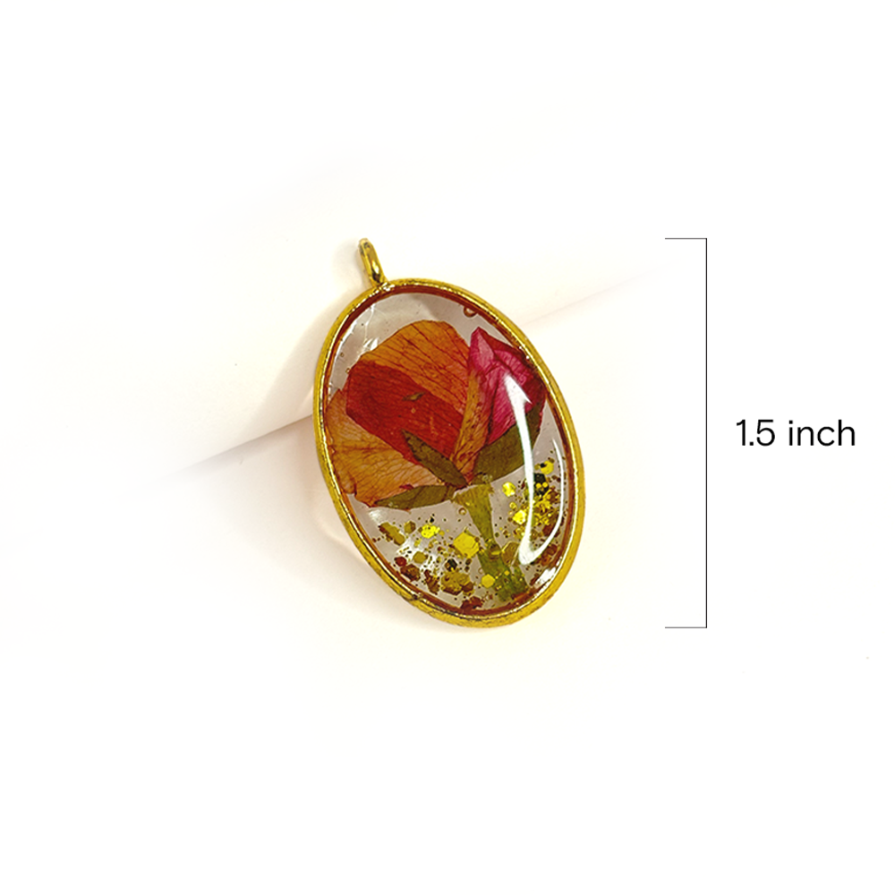 Crimson Rose Pendant - Madhues