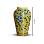 Golden Urn Ceramic Flower Vase - Image 2