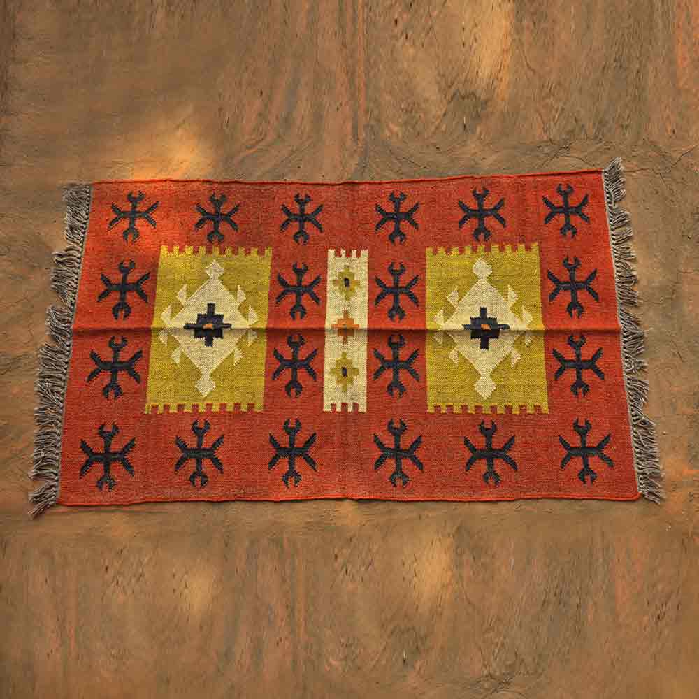 Rustic Southwestern Symmetrical Rug - Image 2