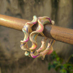 Artisan Wavy Pastel Swirl Bangles - Handmade Clay Jewelry - Madhues