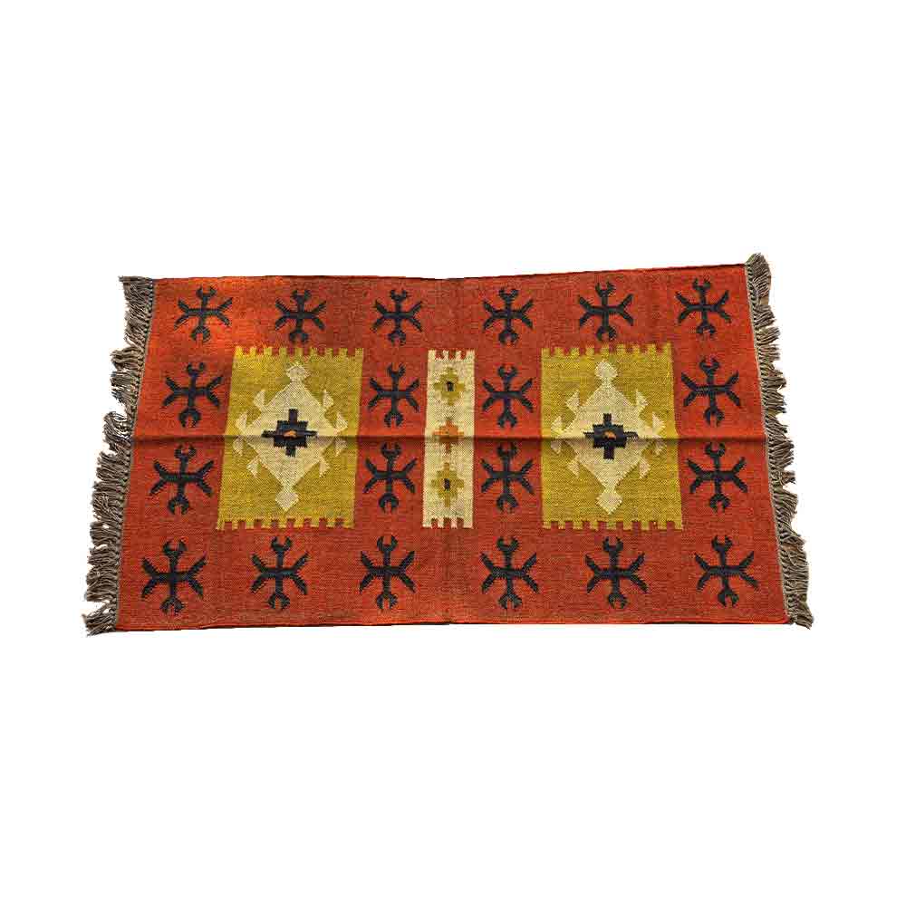 Rustic Southwestern Symmetrical Rug - Image 1