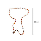 Bohemian Gemstone & Seed Bead Necklace
