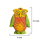 Pokhran Folk Art Owl Sculpture Wall Decor - Madhues