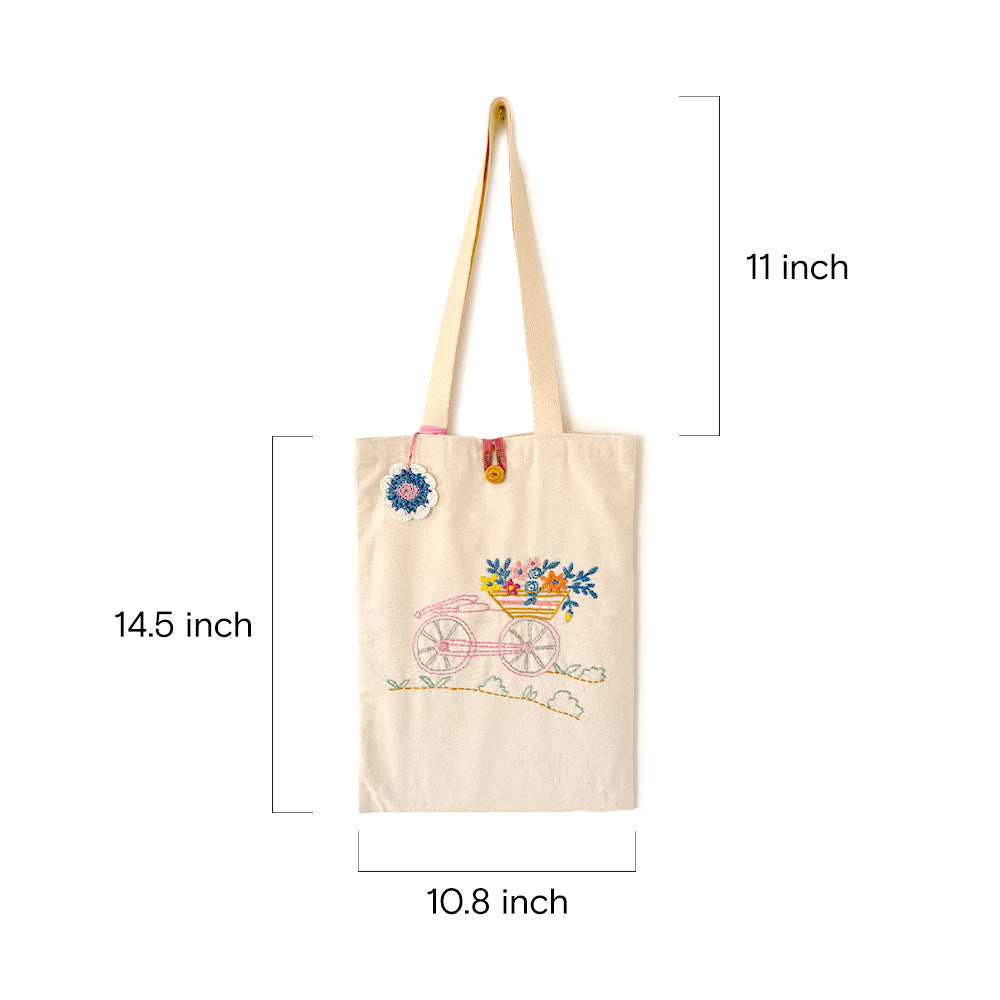 Basket of Blooms Tote - Madhues