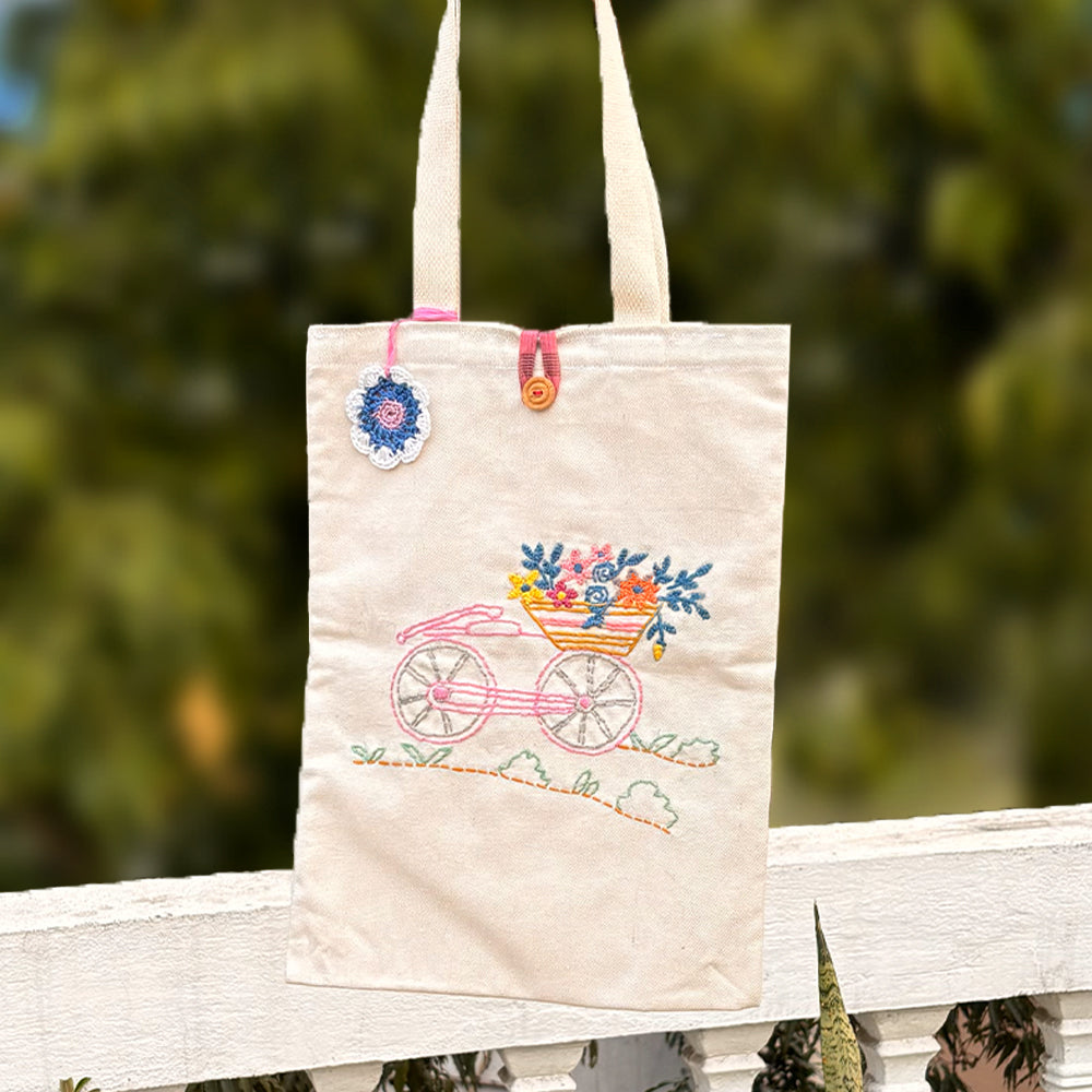 Basket of Blooms Tote - Madhues
