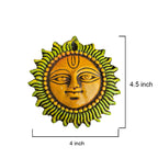 Surya Dev Terracotta Wall Hanging - Madhues