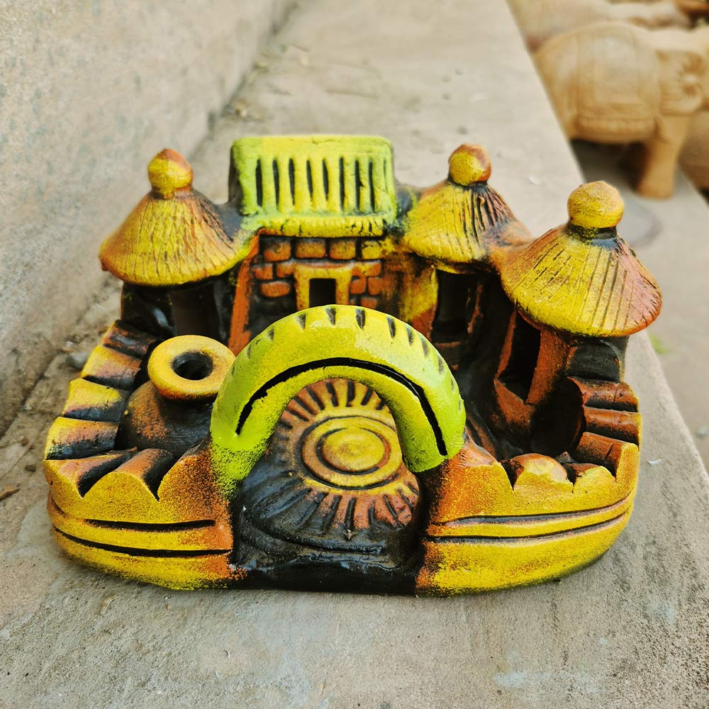 Pokhran Haveli: Hand-Painted Miniature Fort Model - Madhues