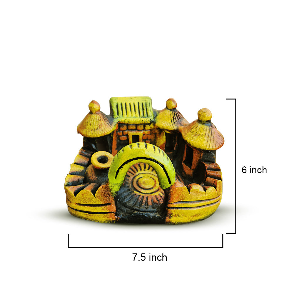 Pokhran Haveli: Hand-Painted Miniature Fort Model - Madhues