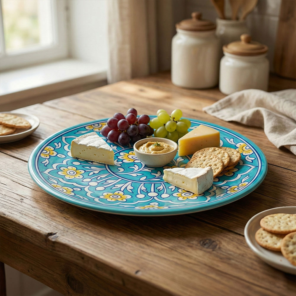 Artisan Daisy Heritage Platter