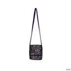 Golden Lattice Quilted Sling Bag - Madhues